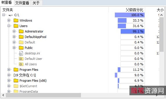 磁盘分析器WizTree_4.07_企业版破解.exe
