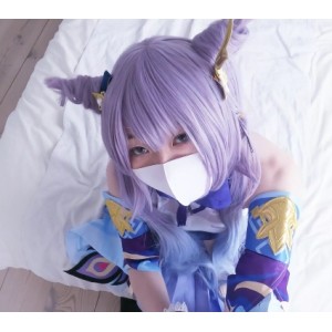 Yuzukitty柚子猫_cosplay原神刻晴作品一部