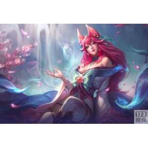 王者荣耀阿狸同人动画KIDMO3D动画动漫建模粉色清纯感可爱卡通作品