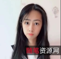 限量版江可爱抖音50w高中网红，颜值爆表，3点露脸！