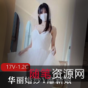 主人专属婚纱新娘视频资源17V-1.2G稀缺口罩脸庞观看