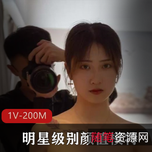 模特作品图集超美颜值合集1V200M，明星级别特写，推荐白嫩美